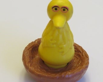Vintage Fisher Price Sesame Big Bird with Nest