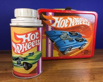 Hot Wheels Lunch Box with Thermos