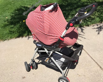 Stretch Carseat Canopy / Nursing Cover / cart cover / highchair cover / swaddle