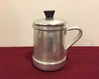 Kettle, Tea Pot, Tea Kettle, Coffee Pot, Mini Mid-Century Kettle or Pitcher, 1/4 liter, Roshedo