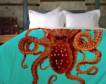 Unique octopus bedding related items | Etsy