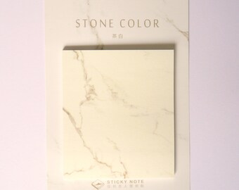 Marble Sticky Notes, Sticky Notes, Sticky Tabs, Memo Pad, Planner Accessories, Notepad, Page Marker, Post-it Notes,