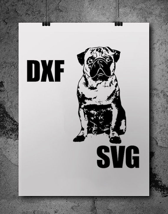 Download Dog Pug Svg svg files silhouette cameo svg cutting svg