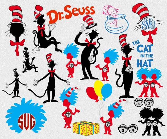 Download The Cat in the Hat svg Dr. Seuss SVG cut file Dr by kArtPrints