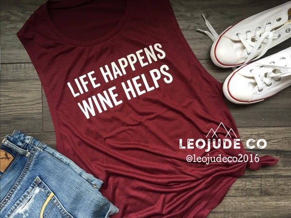 wine helps shirt