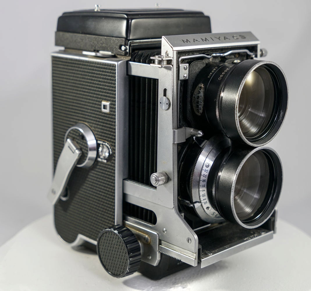 Mamiya C3 TLR 120mm (6x6) Medium Format Camera with 80mm f2.8 65mm f3.5