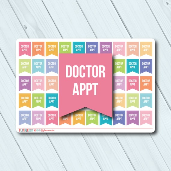 Download Doctor Appointment Planner Stickers Essentials Flag