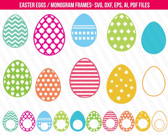 Download Easter eggs SVG cutting files Easter SVG/dxf Easter eggs