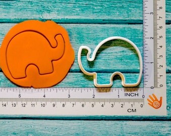 Elephant cookie cutter 3D Printed Select your size