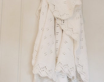 M.Y. Knit Baby Blanket - soft cotton