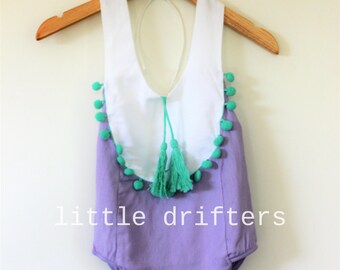 Gorgeous Lilac & Turqouise Size 0-3 Months to 2 Years