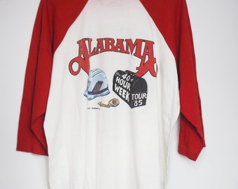 alabama band baseball shirt