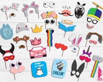 Pool Party Props Printable Summer Time Party Photo Booth