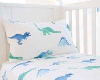 Dinosaur Duvet Cover - Toddler Duvet Cover - Twin Duvet Cover - Duvet Cover Dinosaurs - Boys Duvet Cover - Kids Bedding - Dinosaur Bedding