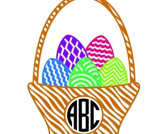 Download Easter basket svg | Etsy