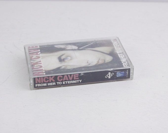 Vintage cassette tape, Nick Cave and the Bad Seeds - From her to Eternity, 1990 Mute Records, vintage music cassette