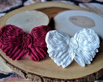 Shabby chic butterfly hair clip set