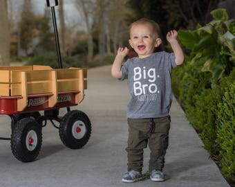 Big Brother Shirt-Big Brother Announcement Shirt-Sibling Shirt-Pregnancy Announcement Shirt-New Baby Announcement-Pregnancy Reveal-big bro