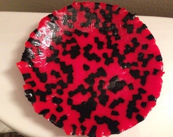 Melted bead plate