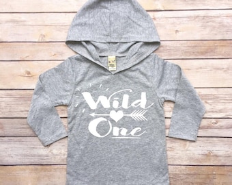 Wild One - Wild One Outfit, Wild One Shirt, Wild One Bodysuit, Toddler Long Sleeve Shirt, Toddler Hoodie, Toddler Hoodies, Wild One Top