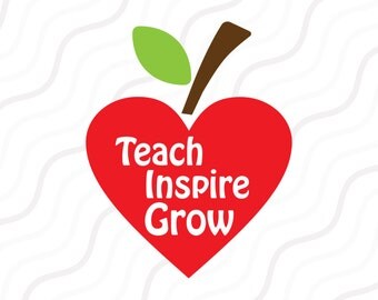 Download Teach inspire grow | Etsy