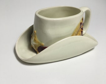Vintage Kitsch Cowboy Hat Mug