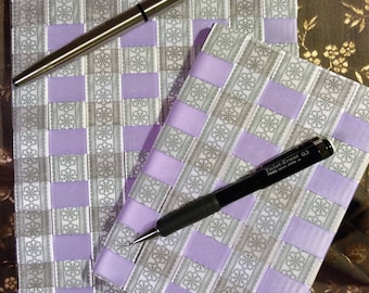 Purple and Grey Notebook Set