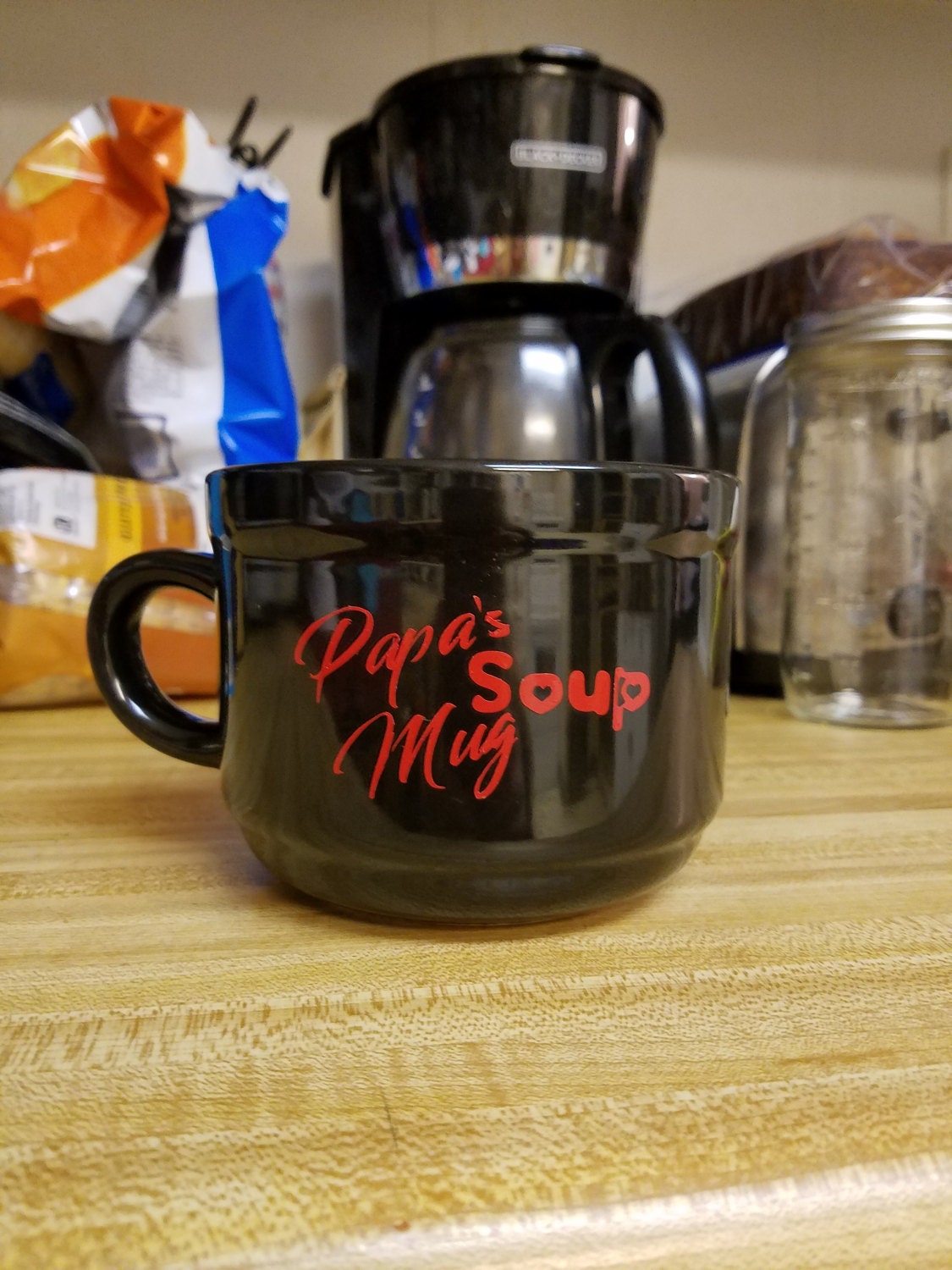 Personalized soup mug