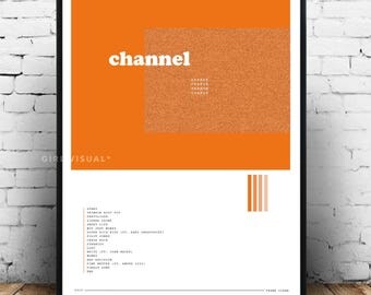 Frank ocean poster, Frank ocean Channel orange album poster, Frank ocean wall decor, Frank ocean art, Frank ocean channel orange, hip hop