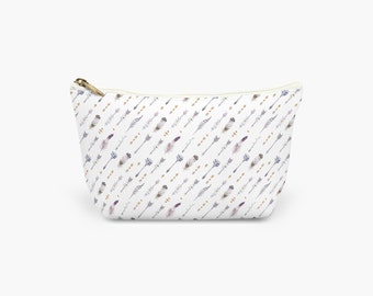 Arrows and Feathers Make Up Bag. Wash Bag. Cosmetics Bag. Toiletries Bag. Large, Medium and Small available.