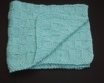 Hand Knit Baby Blanket