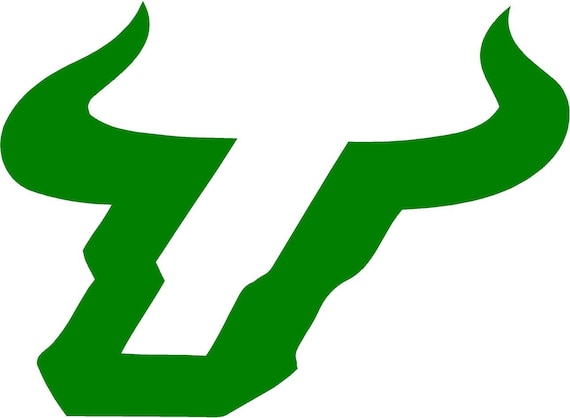 Vinyl Decal Sticker - South Florida Bulls Decal for Windows, Cars, Laptops, Macbook, Yeti, Coolers, Mugs etc