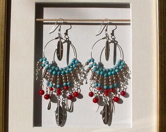 Native American inspired earrings