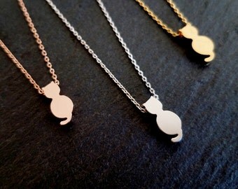 Cat Necklace, Kitten Necklace, Kitty Necklace, Animal Necklace, Cat Jewelry, Animal Lover Jewelry, Cat Lover Necklace, Gift for Her
