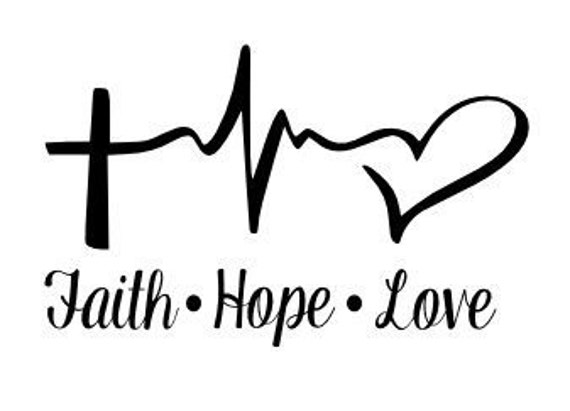 Download Faith Hope Love Decal Window Sticker Car Vinyl Decal