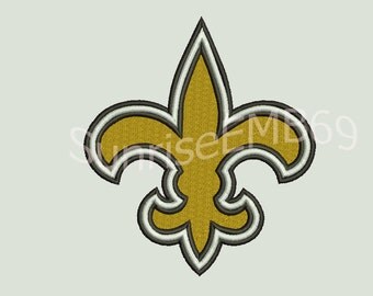 5 Sizes**New Orleans Saints Embroidery design- 7 formats machine embroidery design - Instant Download machine embroidery pattern