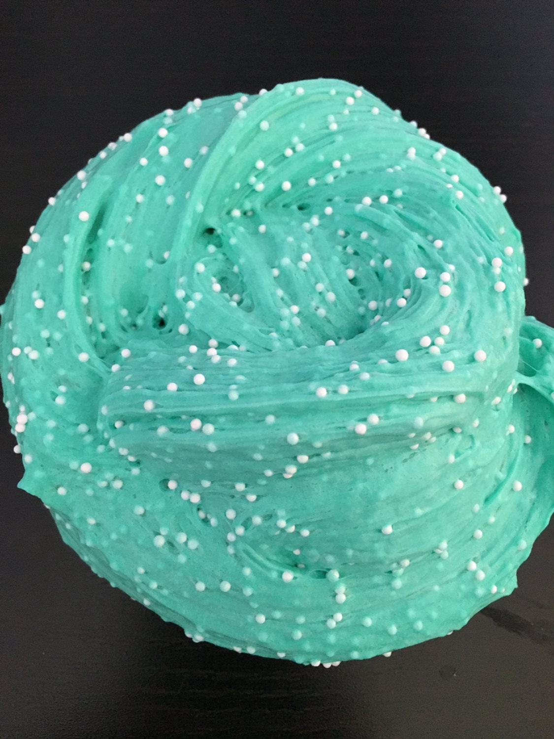 Aqua Slime With Floam Beads