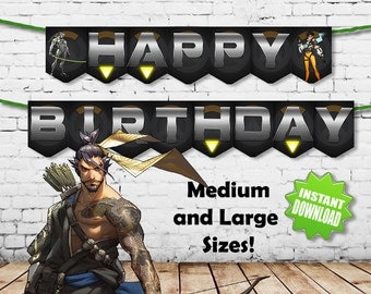 Overwatch Happy Birthday Banners