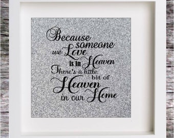 X2 Someone We Love In Heaven Decal Sticker DIY Bauble Decoration