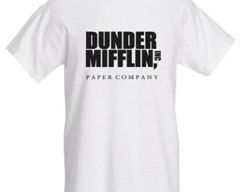 dunder mifflin black t shirt
