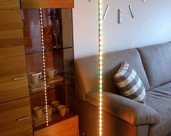 Elegant and timeless floor lamp with RGB LED
