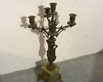Fireplace candle-candelabrum antique chandelier antique