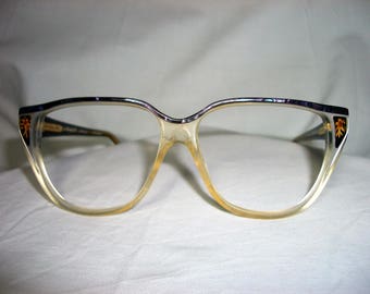 Laura Biagiotti-Italy, Cat's Eye, eyeglasses frames, women's, vintage.