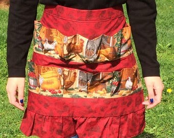 Gathering apron | Etsy