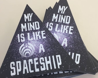 Bassnectar My Mind Is Like A Spaceship Decal Sticker