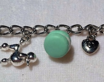 Charm bracelet, American Girl or 18" Doll, Grace Thomas, Silver, Accessories