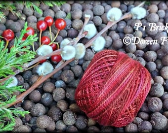 P1 Olde Brick, Valdani Perle Cotton, Size 8