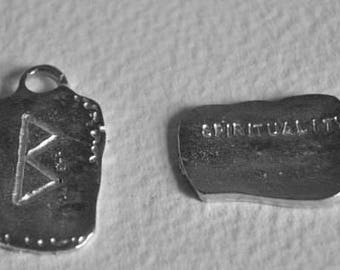 Rune-Norse-Celtic-Gallen Choice of Rune Symbol Pendant Serenity,Protection,Wealth,Love,Strength,Courage,Spirituality,Warrior,Wisdom,Power