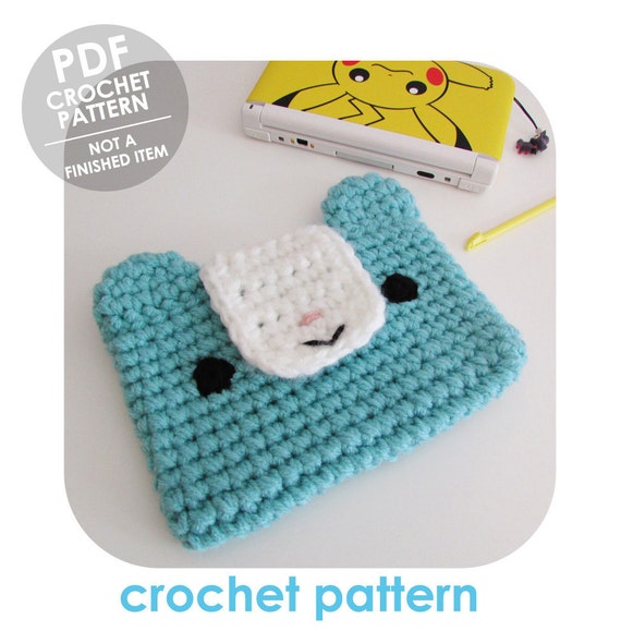 crochet pattern 3ds xl case 3ds xl sleeve crochet 3ds