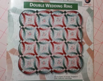 Omnigrid Double Wedding Ring Quilt Book and Templates by Sharlene Jorgenson